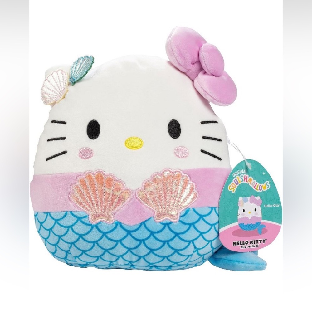 Squishmallows Sanrio Hello Kitty Mermaid